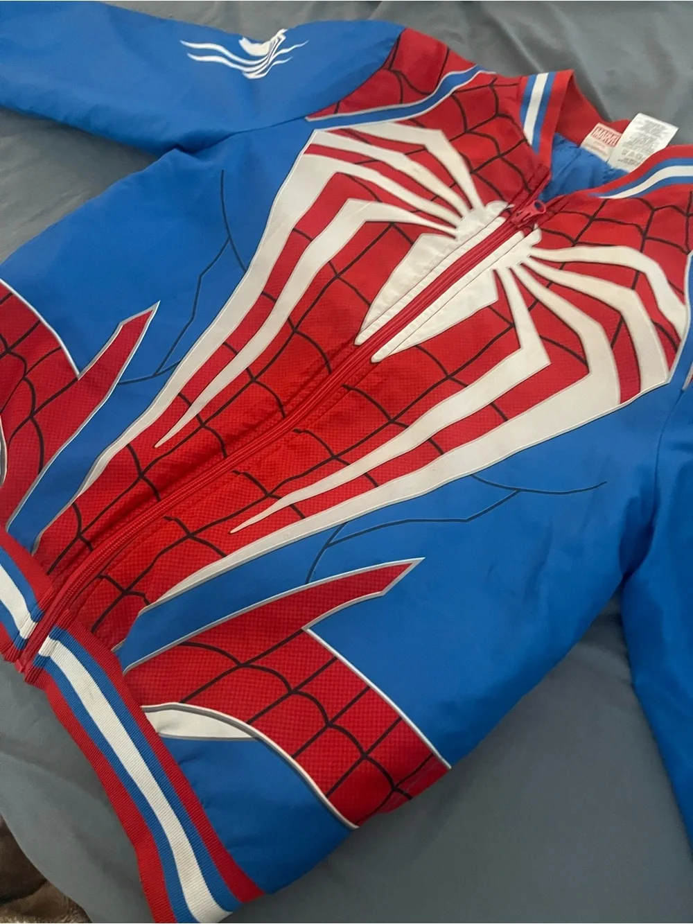 Marvel Spider-Man Red, Blue & White Costume Jacket